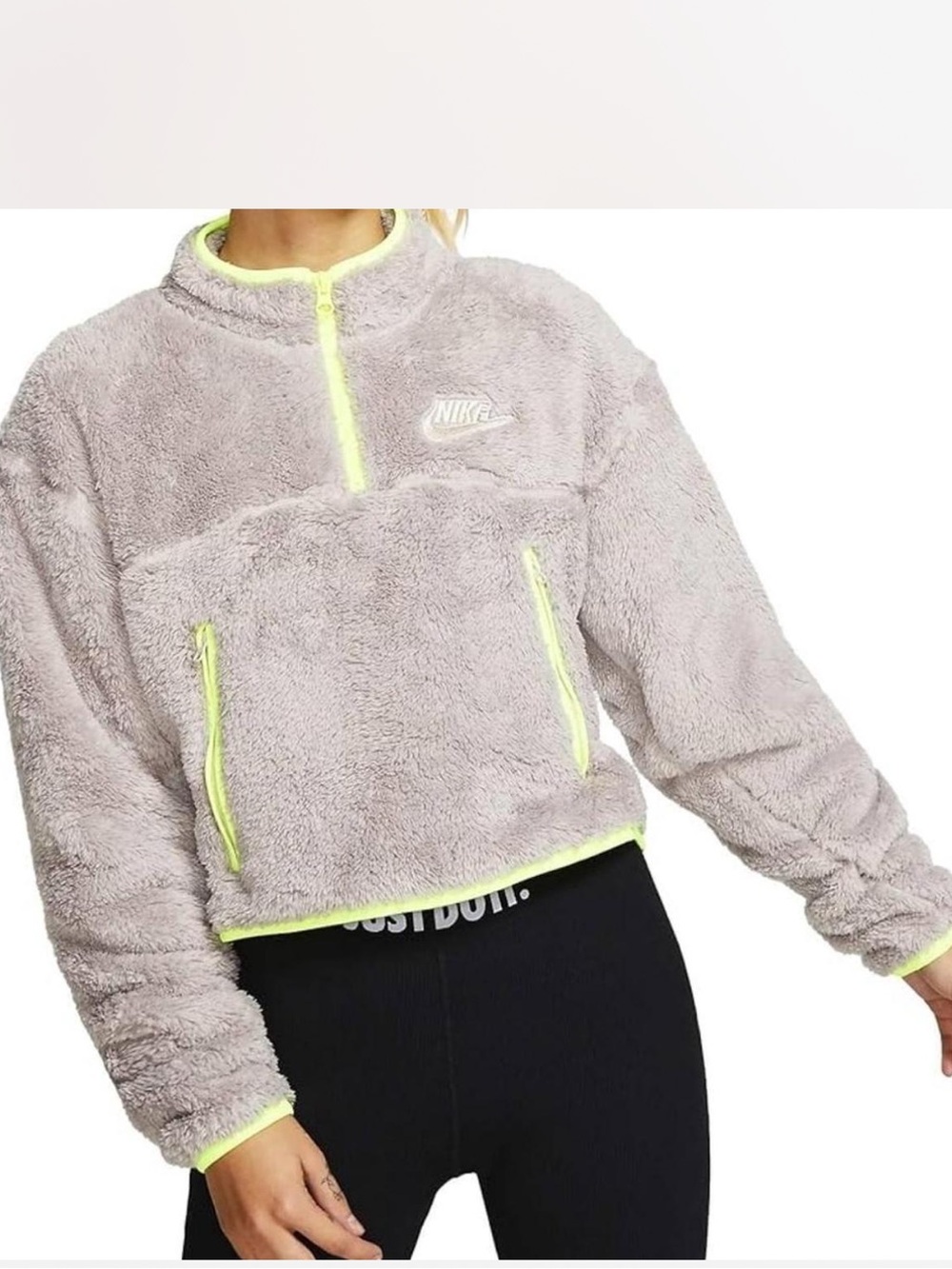 Women’s Nike Cropped Sherpa Sweater